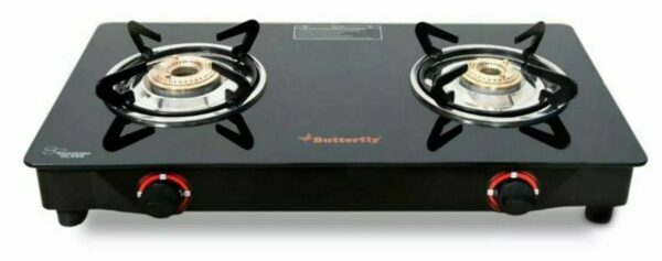BUTTERFLY - BUTTERFLY - DUO - GLASS TOP GAS STOVE -AI -2B - Image 4