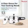 BUTTERFLY - BUTTERFLY - PRESSURE COOKER - BL CUTE - 5L WITH EXTRA LID - Image 4