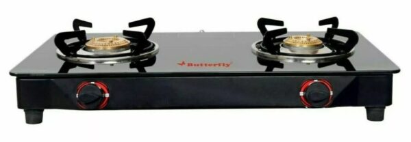 BUTTERFLY - BUTTERFLY - DUO - GLASS TOP GAS STOVE -AI -2B - Image 3